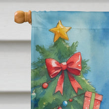 Load image into Gallery viewer, Samoyed Christmas Reindeer House Flag