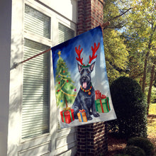Load image into Gallery viewer, Scottish Terrier Christmas Reindeer House Flag