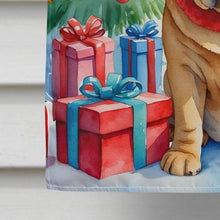 Load image into Gallery viewer, Shar Pei Christmas Reindeer House Flag