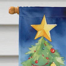 Load image into Gallery viewer, Sheltie Christmas Reindeer House Flag