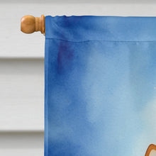 Load image into Gallery viewer, Shiba Inu Christmas Reindeer House Flag
