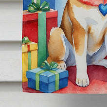 Load image into Gallery viewer, Shiba Inu Christmas Reindeer House Flag