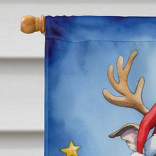 Load image into Gallery viewer, Whippet Christmas Reindeer House Flag