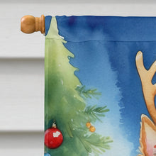 Load image into Gallery viewer, Yorkshire Terrier Yorkie Christmas Reindeer House Flag