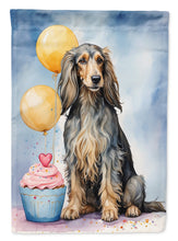 Load image into Gallery viewer, Afghan Hound Happy Birthday Garden Flag –  Garden Flag by Caroline's Treasures