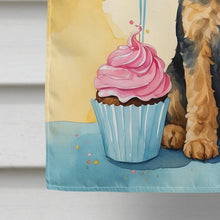 Load image into Gallery viewer, Airedale Terrier Happy Birthday House Flag