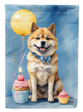 Load image into Gallery viewer, Akita Happy Birthday House Flag