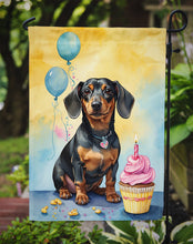 Load image into Gallery viewer, Dachshund Happy Birthday Garden Flag –  Garden Flag by Caroline's Treasures
