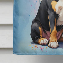Load image into Gallery viewer, Entlebucher Mountain Dog Happy Birthday House Flag