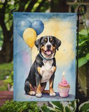 Load image into Gallery viewer, Entlebucher Mountain Dog Happy Birthday Garden Flag –  Garden Flag by Caroline's Treasures