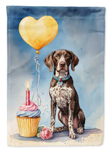 Load image into Gallery viewer, German Shorthaired Pointer Happy Birthday Garden Flag –  Garden Flag by Caroline's Treasures