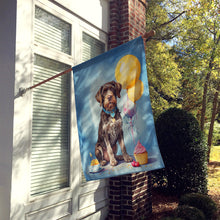 Load image into Gallery viewer, German Wirehaired Pointer Happy Birthday House Flag
