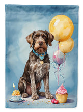 Load image into Gallery viewer, German Wirehaired Pointer Happy Birthday House Flag
