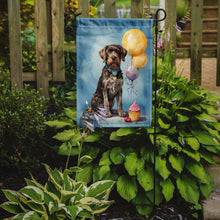 Load image into Gallery viewer, German Wirehaired Pointer Happy Birthday Garden Flag –  Garden Flag by Caroline's Treasures