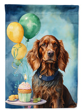 Load image into Gallery viewer, Irish Setter Happy Birthday Garden Flag –  Garden Flag by Caroline's Treasures