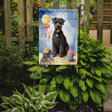 Load image into Gallery viewer, Kerry Blue Terrier Happy Birthday Garden Flag – Dog Birthday Cupcake Yard Decor with Balloons