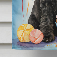Load image into Gallery viewer, Labradoodle Black Happy Birthday House Flag