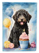 Load image into Gallery viewer, Labradoodle Black Happy Birthday Garden Flag –  Garden Flag by Caroline's Treasures