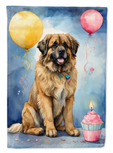 Load image into Gallery viewer, Leonberger Happy Birthday House Flag