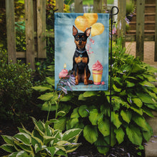 Load image into Gallery viewer, Miniature Pinscher Happy Birthday Garden Flag –  Garden Flag by Caroline's Treasures