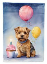 Load image into Gallery viewer, Norfolk Terrier Happy Birthday Garden Flag –  Garden Flag by Caroline's Treasures