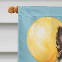 Load image into Gallery viewer, Norwegian Elkhound Happy Birthday House Flag