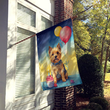 Load image into Gallery viewer, Norwich Terrier Happy Birthday House Flag