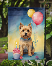 Load image into Gallery viewer, Norwich Terrier Happy Birthday Garden Flag –  Garden Flag by Caroline's Treasures