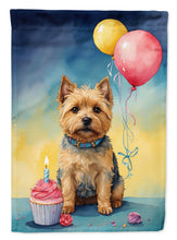 Load image into Gallery viewer, Norwich Terrier Happy Birthday Garden Flag –  Garden Flag by Caroline's Treasures