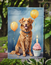 Load image into Gallery viewer, Nova Scotia Duck Tolling Retriever Happy Birthday Garden Flag –  Garden Flag by Caroline's Treasures