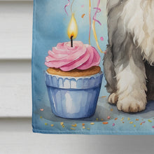 Load image into Gallery viewer, Old English Sheepdog Happy Birthday House Flag