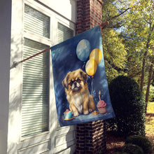 Load image into Gallery viewer, Pekingese Happy Birthday House Flag
