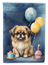 Load image into Gallery viewer, Pekingese Happy Birthday House Flag