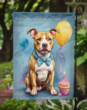 Load image into Gallery viewer, Pit Bull Terrier Happy Birthday Garden Flag –  Garden Flag by Caroline's Treasures