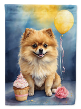 Load image into Gallery viewer, Pomeranian Happy Birthday Garden Flag –  Garden Flag by Caroline's Treasures