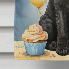 Load image into Gallery viewer, Black Standard Poodle Happy Birthday House Flag