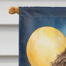 Load image into Gallery viewer, Chocolate Standard Poodle Happy Birthday House Flag