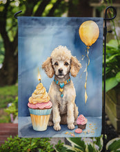 Load image into Gallery viewer, White Toy Poodle Happy Birthday Garden Flag –  Garden Flag by Caroline's Treasures