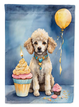 Load image into Gallery viewer, White Toy Poodle Happy Birthday Garden Flag –  Garden Flag by Caroline's Treasures