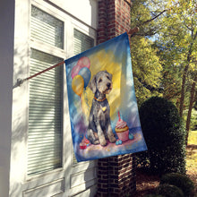 Load image into Gallery viewer, Bedlington Terrier Happy Birthday House Flag