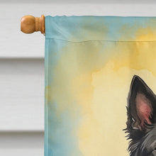 Load image into Gallery viewer, Belgian Sheepdog Happy Birthday House Flag