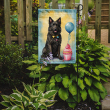 Load image into Gallery viewer, Belgian Sheepdog Happy Birthday Garden Flag –Dog Birthday Cupcake Yard Decor with Balloons