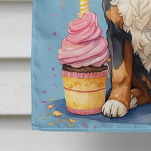 Load image into Gallery viewer, Bernese Mountain Dog Happy Birthday House Flag