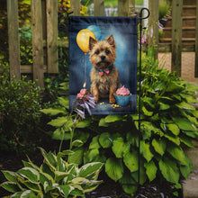 Load image into Gallery viewer, Cairn Terrier Happy Birthday Garden Flag –Dog Birthday Cupcake Yard Decor with Balloons