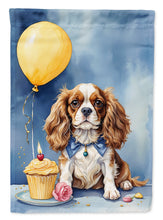 Load image into Gallery viewer, Cavalier Spaniel Happy Birthday House Flag