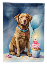 Load image into Gallery viewer, Chesapeake Bay Retriever Happy Birthday House Flag