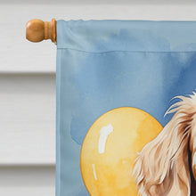 Load image into Gallery viewer, Clumber Spaniel Happy Birthday House Flag