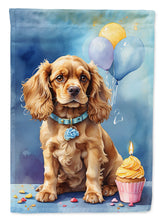 Load image into Gallery viewer, Cocker Spaniel Happy Birthday House Flag