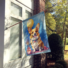 Load image into Gallery viewer, Corgi Happy Birthday House Flag