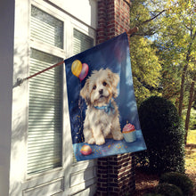 Load image into Gallery viewer, Coton De Tulear Happy Birthday House Flag
